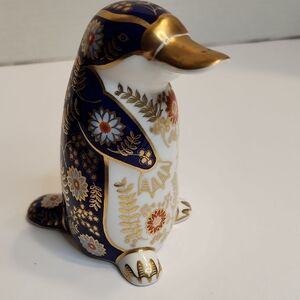 Royal Crown Derby Bone China Duck Billed Platypus PAPERWEIGHT w/Gold Stopper